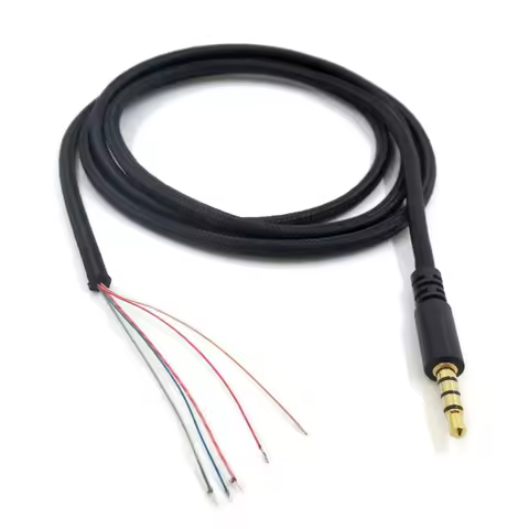 DIY Repairing Repair Replacement Aux Cable For Kingston HyperX Cloud II Core Pro Cloudx Stinger Revo
