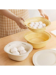 1pc Refrigerator Storage Box With Lid - Removable Drain Basket + Multifunctional Food Divider, Suita