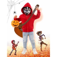 Coco Miguel Cos Costume Kids Halloween Day of Dead Stage Performance Outfit