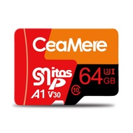 Ceamere Tri-warna Kartu Memori 32GB / 64GB Class10 Kecepatan Tinggi TF