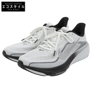 Nike AIR ZOOM Pegasus 42 Road Running Shoes, Men's, White x Black, Size 30cm, II7210-100, 12 (US) [U