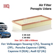 Leppon Air Filter Volkswagen Touareg I (7L) II (7P) Porsche Cayenne Audi Q7 Penapis Udara C39219 C39