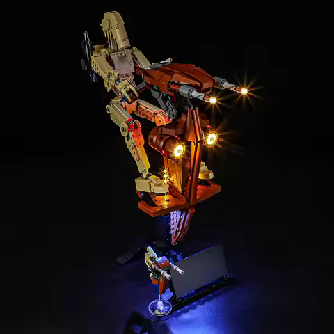 Lighting Set For Lego Battle Droid with STAP Stars Wars 75428 Building Blocks Only Led Light Kit, No