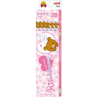三菱鉛筆 紙盒裝 學生用鉛筆 拉拉熊愛心款 2B K55752B