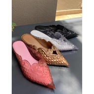 Melissa Retro Pointed Toe Witch Slippers High Heels