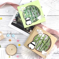 Papus Big Panda Eating Bamboo Three-Dimensional Scene Decoration Knife Module Basic Knife Mould Bamb