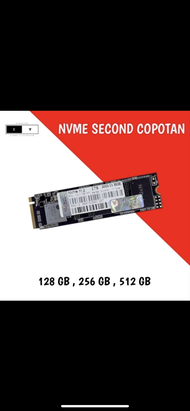 SSD 128GB , 256GB, 512GB NVME SECOND COPOTAN