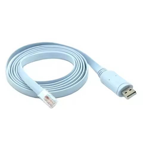 1.8m USB Rs232 to RJ45 Console Cable for Cisco H3C Arba Huawei Fortinet Router Ftdi USB Console Cabl
