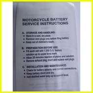 ♞motolite motorcycle battery 12V ( NO BATTERY SOLUTION)