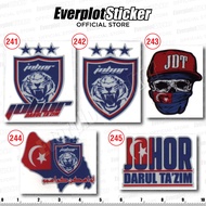 Sticker Pantulan Cahaya JDT Sticker  Johor Darul Tazim