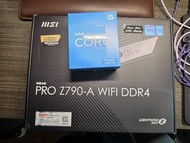 ［國行］MSI PRO Z790-A Wifi Dddr4 + I5-12600K