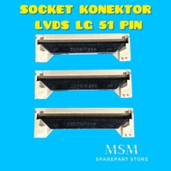 LG 51 PIN LVDS CONNECTOR SOCKET