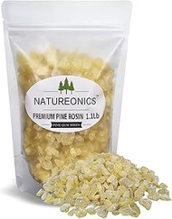 Natural Pine Gum Rosin 1.1 Lbs, Pine Resin, Pine Resin for Beeswax Wraps, Pine Sap, Crush to Powder,