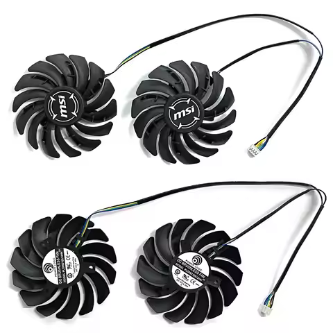 For MSI RX 470 480 570 580 Armor Cooler Fan J0PB 85mm PLD09210B12HH 4pin DC 12V 0.4A RX 580 GPU Cool