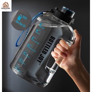 Large Capacity Sports Fitness Water Bottle Ton Bucket Space Cup Portable Tumbler 2500ml