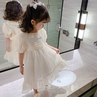 Ready Stock Children's Clothing 100, 110 HelloJill Girls' Dress 2603KA068 Big Girl's Dress Flower Gi