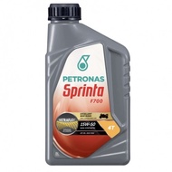 100% Local Original Petronas Sprinta F700 15W-50 Semi Synthetic F900 4T Motor Engine Oil Minyak Hita