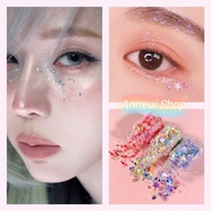 Glitter Sequins For Kpop Concert Douyin Concert Make Up Mixed Hollow Star Heart Flower Nail Art Faci