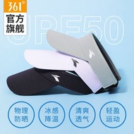 361°Sunscreen Hollow Top Hat Women Widened Big Brim Cover Face Ultraviolet Protection Thin Style Fas