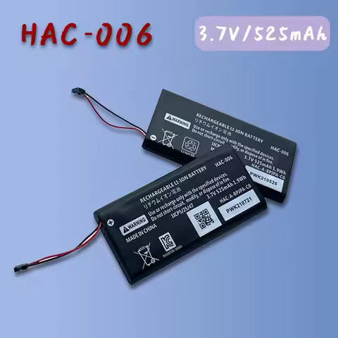 525mA AC 006 HAC-006 Battery HAC-BPJPA-C0 HAC-015/016 HAC-A-JCR-C0 Bateria for Nintendo Switch Ns Jo