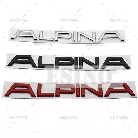 3D Car Trunk Metal Badge Emblem For Car Rear Body Tailgate Fender Door Adhesive Badge for Alpina B7 
