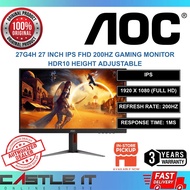 AOC 27G4H 27 Inch IPS FHD 200Hz Gaming Monitor HDR10 Height Adjustable