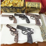 1 Phụ kiện mô hình lính thu nhỏ cho nhà búp bê - Súng đồ chơi bằng kim loại, mới