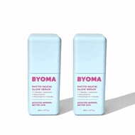 Byoma Phyto-Mucin Glow Serum 2 Pack, 40ml Each Bottle, Tri-Camellia Blend Serum For Healthy Skin Bar