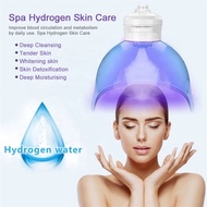 Facial Mask Oxygen Jet Peel Machine With LED Photon Light Facial Steamer For Skin Rejuvenation &amp;Face Moisturize