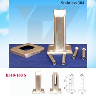 เสาบันได Stainless เสาราวกระจก เสายึดบันได ราวบันได เสายึดบันได TK B310-160