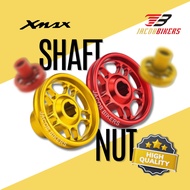 YAMAHA XMAX250 XMAX300 XMAX 250 300 SHAFT NUT REAR WHEEL SWING ARM CAP AXLE NUT TAYAR ACCESSORIES