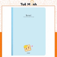 Horizontal notebook MS 849 Klong A4 70gsm, 120-page notebook with sewn spine, cute foodie cover