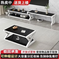 TV Cabinet Paint Modern Living Room Combination Iron Art Tempered Glass Coffee Table Living Room Cab