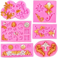 Relief Border Fondant Silicone Mold Cake Border Decoration Cupcake Top Decoration Molds Fondant Mold