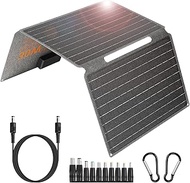 Portable Foldable Solar Panel Kit 30W 18V ETFE Solar Panels Charger with USB 3.0, Type-C and DC Outp