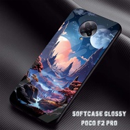 HP GM53 Softcase Glossy Xiaomi | F2 Propoco | Case poco | Kesing F2Pro Silicone Glitter Glass Cover 