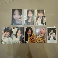 Photocard official ive and h2h