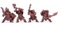 Creature Mini Action Figure Playset- Mountain Orcs Uruktag 2 ʺ Fantasy Figures - XL 1/32nd Scale DND