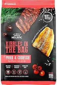 Absolute Holistic Kibbles In The Bag Pork &amp; Codfish Dry Dog Food 2kg