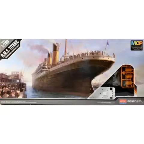 1/700 Academy model 14214 the Titanic Centenary Edition MCP Color Separation Version assembly Scale 