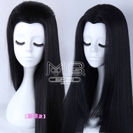 WTBcos ancient San/Wan Hua/fake hair wig sword black white silver grey costume Widow s peak wig for