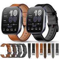 Leather Strap Watchband for Amazfit Bip 6 5 Bip6 Smart Watch Wriststrap Quick Releas Bracelet for Am