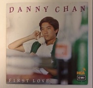 陳百強 Danny Chan 陳百强《First Love》早期舊版 7吋 黑膠唱片 7” Vinyl EP 眼淚為你流