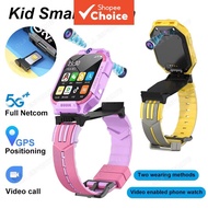 New 5G Kids Phone Watch 1.83 Large Screen Sim Card Two Way Video Call SOS GPS WIFI Positioning Water
