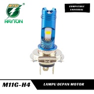 RTD M11G H4 LED MOTORCYCLE HEADLIGHT 2 SIDES RAYTON M11G-H4 HEAD LAMP M11G-H4 ORIGINAL WARRANTY