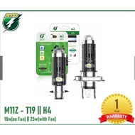 RAYTON RTD M11Z T19, H4 Twilight RGB 25watt Motorcycle Light Bright White With Cooling Fan
