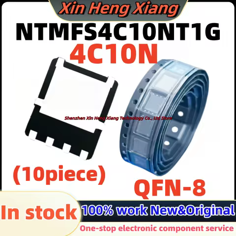 (10pcs) NTMFS4C10NT1G NTMFS4C10N 4C10N QFN-8