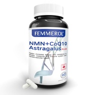 FEMMEROL NMN +CoQ10, Astragale PLUS ,NMN 22200mg,CoQ10 2400mg,60 capsules