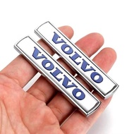 2Pcs Rear Logo Car Side Sticker for Volvo S90 S60 XC60 XC90 V90 V60 XC40 S80 C40 Fender Rim Badge Bl