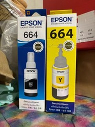 Epson T664 墨盒 (黑色 黃色)